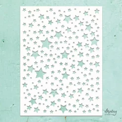 Discount Plantilla de Stencil Kreativa Stars 15x20cm Plantillas