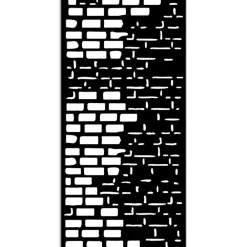 New Plantilla de stencil Ladrillos Art of Travelling 12x25cm Plantillas