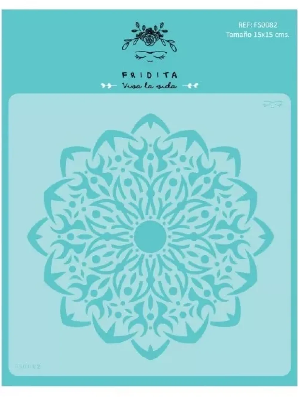 Online Plantilla de Stencil Mandala 1 Mystic 15x15cm Plantillas