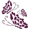 Clearance Plantilla de Stencil N-11015 Mariposas 30x42 cm Dayka Plantillas