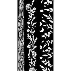 Online Plantilla de Stencil Naturaleza Welcome Home Create Happiness 12x25cm Plantillas