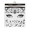 Outlet Plantilla de stencil Ojos Masquerade 12x12cm Plantillas
