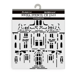 New Plantilla de stencil Palacio Art of Travelling 12x12cm Plantillas