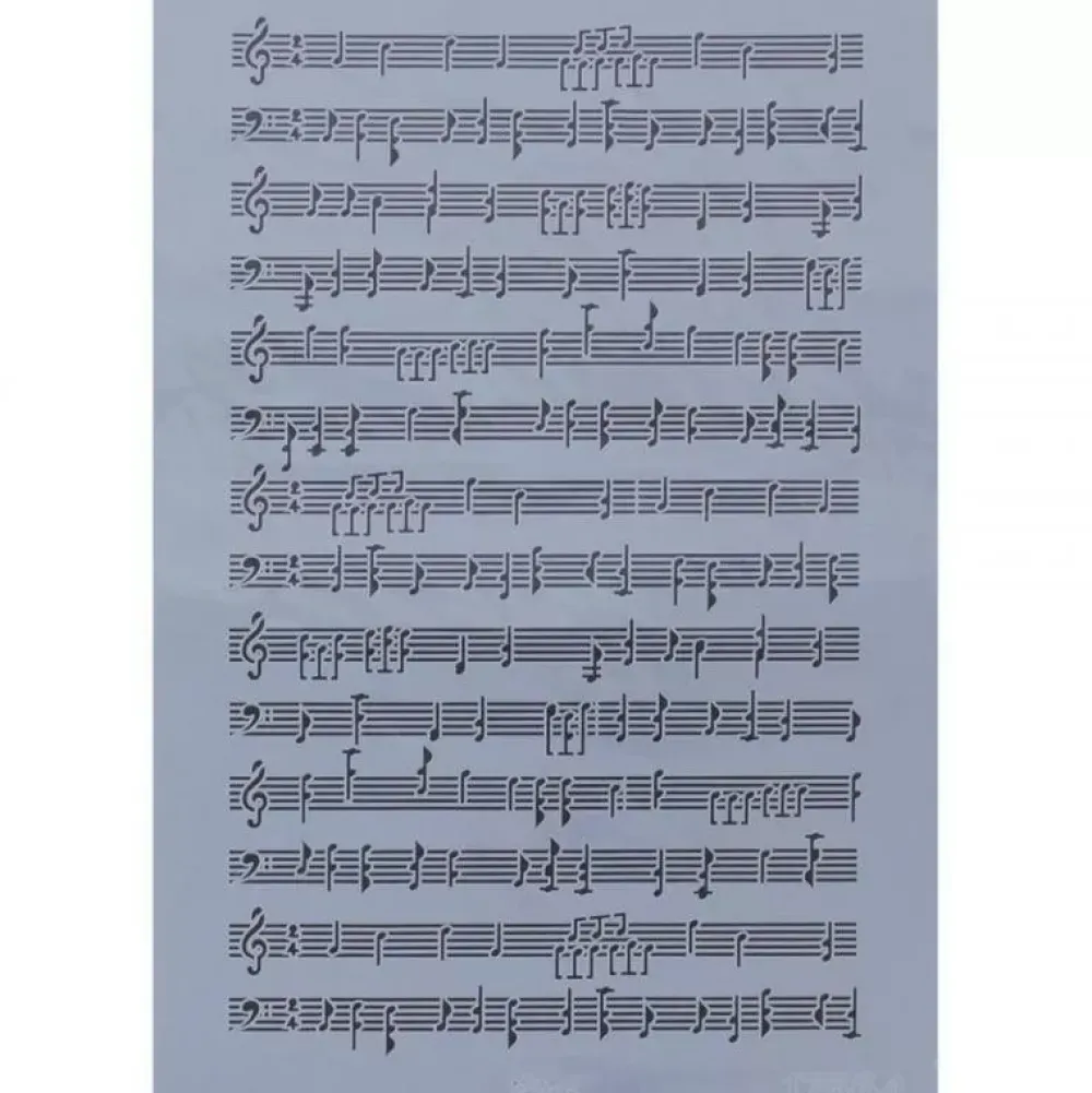 Sale Plantilla de stencil Partitura 33x48cm Plantillas