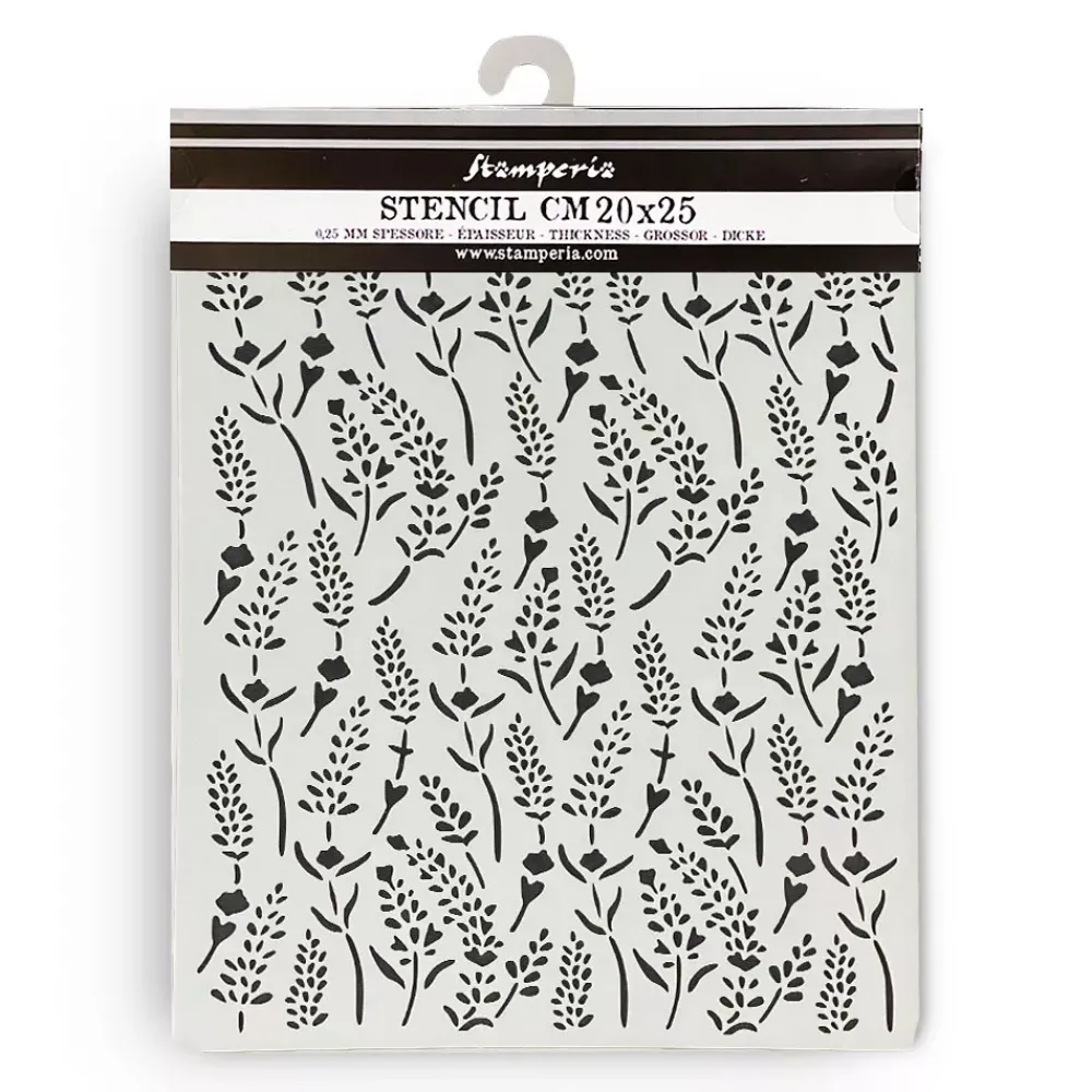 Plantilla de stencil Patrón Lavender Plantillas
