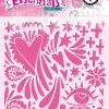 Sale Plantilla De Stencil Quirky love Essentials 20x20cm Plantillas