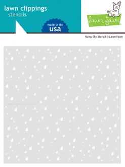 New Plantilla de Stencil Rainy Sky Plantillas