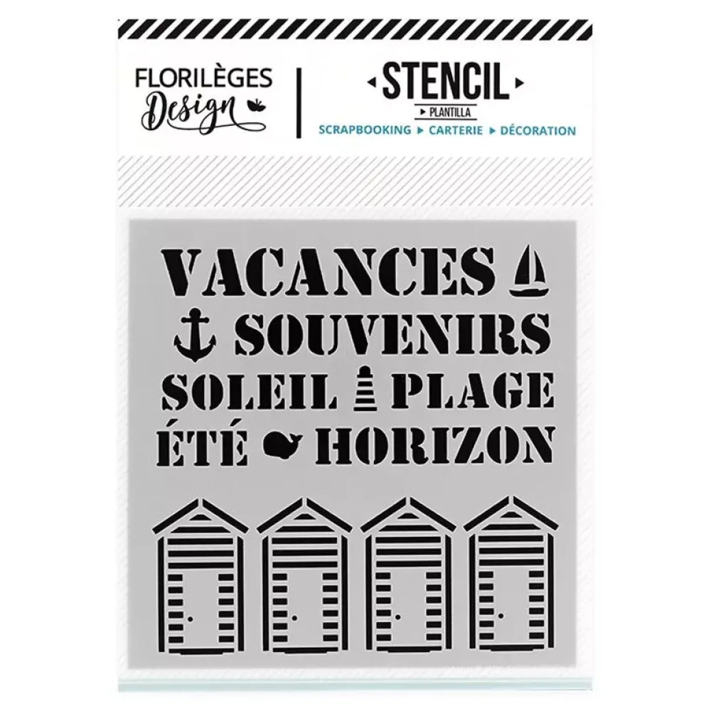 Outlet Plantilla de stencil Souvenirs d'été Florileges Design Plantillas