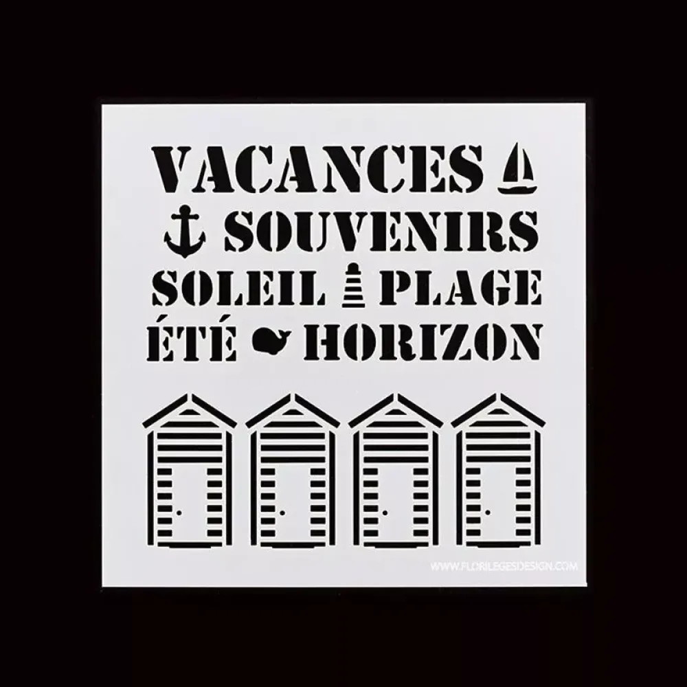 Outlet Plantilla de stencil Souvenirs d'été Florileges Design Plantillas