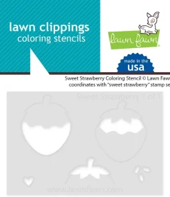 Plantilla de stencil Sweet Strawberry Plantillas