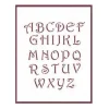Outlet Plantilla de Stencil T-3094 Abecedario 21x30cm Dayka Plantillas