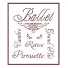 Hot Plantilla de Stencil T-3095 Ballet 21x30cm Dayka Plantillas