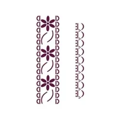 Hot Plantilla de Stencil T-3054 Cenefa 21x30cm Dayka Plantillas