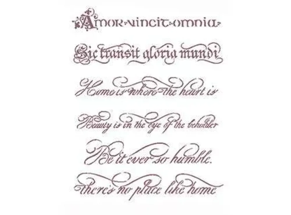 Plantilla de Stencil T-33036 Escrito 30x42cm Dayka Plantillas