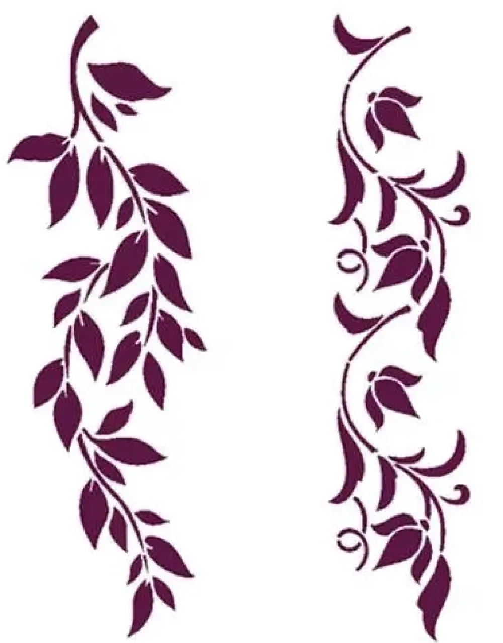 New Plantilla de Stencil T-3052 Frisos vegetales 21x30cm Dayka Plantillas