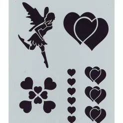 Plantilla de Stencil T-3037 Hada 21x30cm Dayka Plantillas