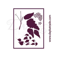 Sale Plantilla de Stencil T-3187 Lilas 21x30cm Dayka Plantillas