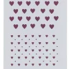 Sale Plantilla de Stencil V-148 Corazones 15x21cm Dayka Plantillas