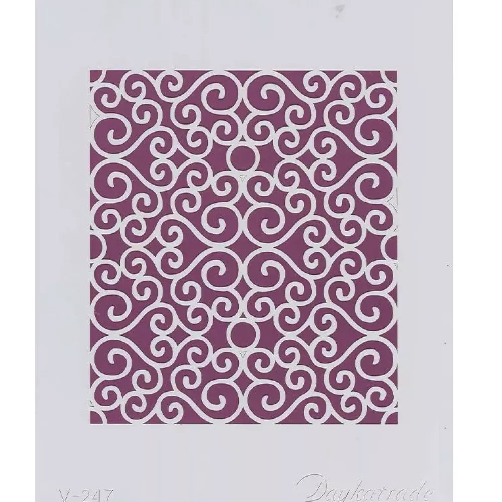 Plantilla de Stencil V-247 Fondo 15x21cm Dayka Plantillas