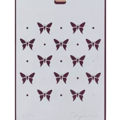 Sale Plantilla de Stencil V-179 Mariposas 15x21cm Dayka Plantillas