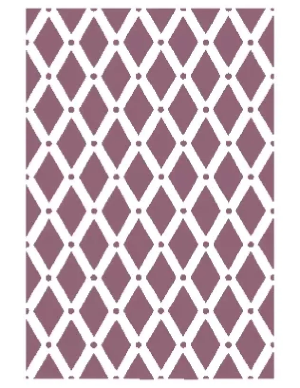 Online Plantilla de Stencil V-169 Rombos 15x21cm Dayka Plantillas