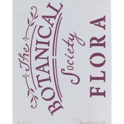 Discount Plantilla de Stencil V-273 The Botanical Society flora 15x21cm Dayka Plantillas