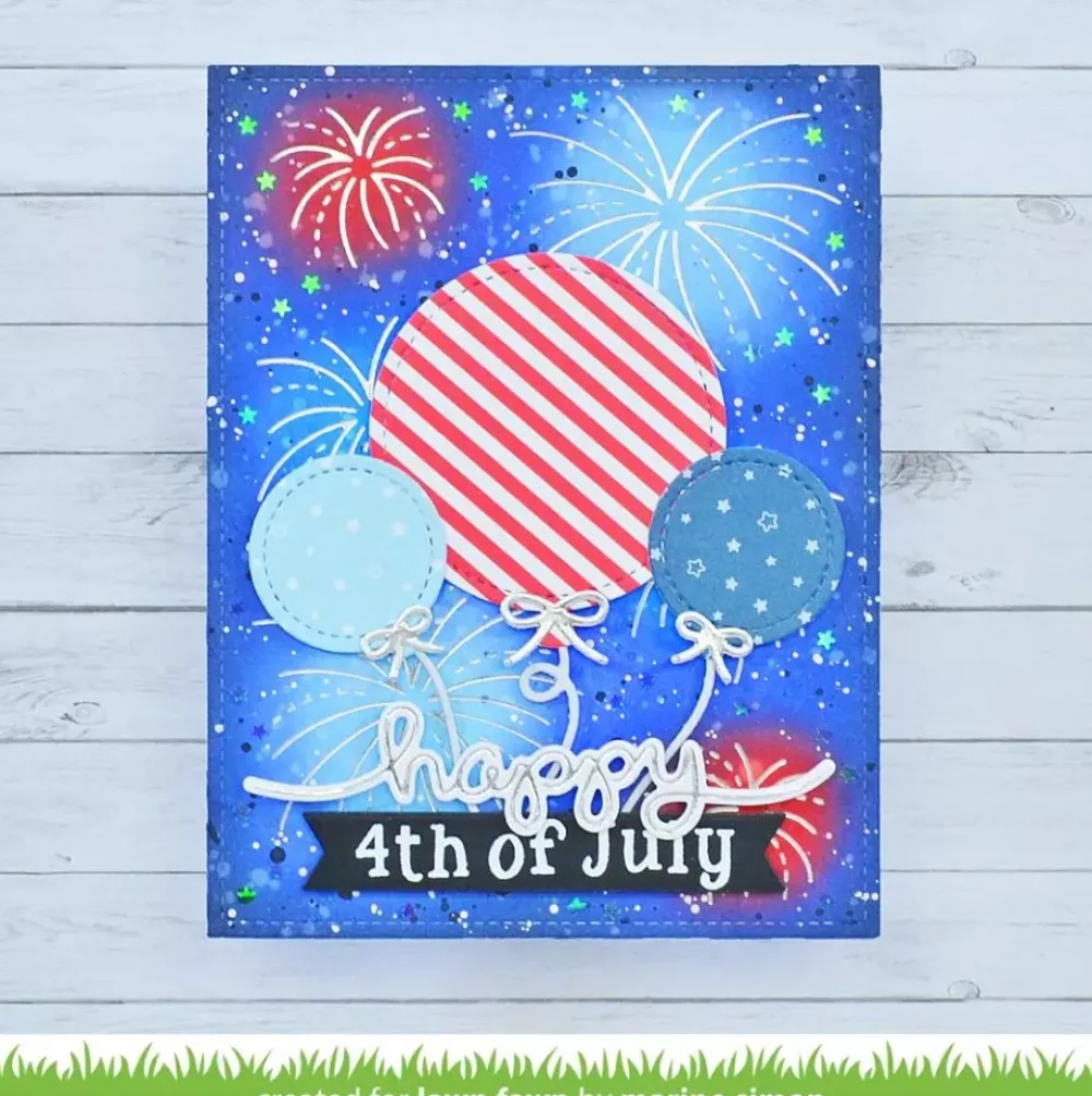 Hot Plantilla foil Fireworks Plantillas