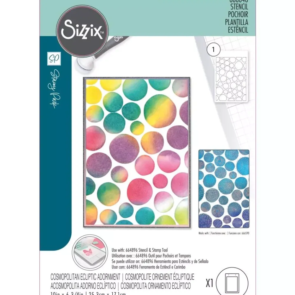 Best Plantillas de stencil Cosmopolitan Ecliptic Adornment A5 Plantillas
