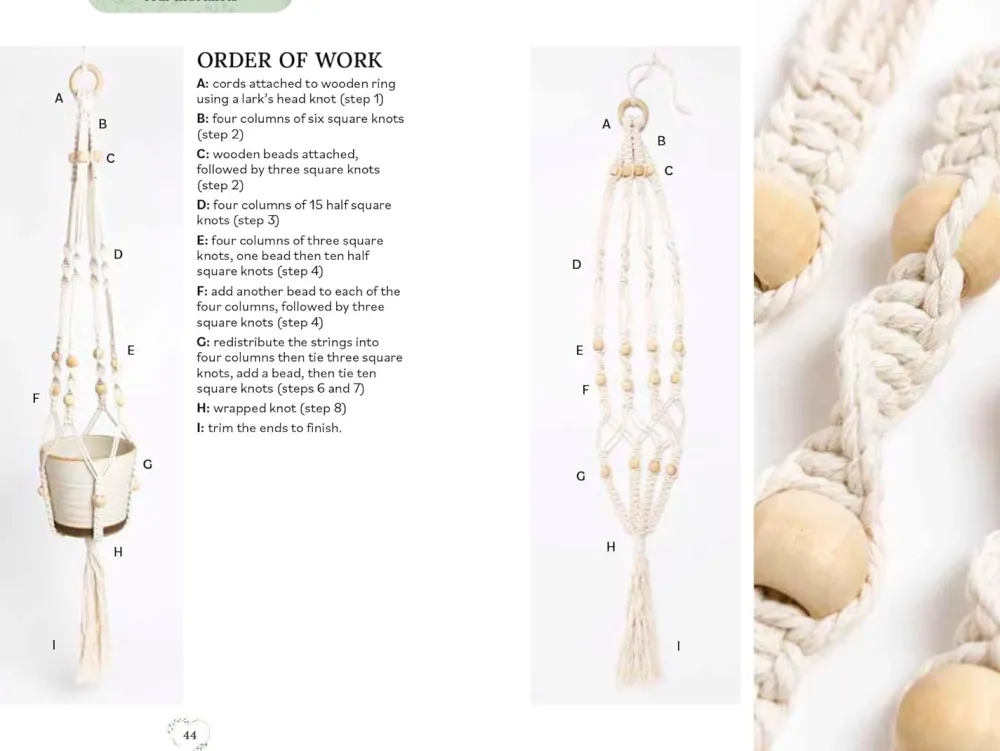 New Pocket Book of Macrame Mindful crafting for beginners Labores Y Macramé