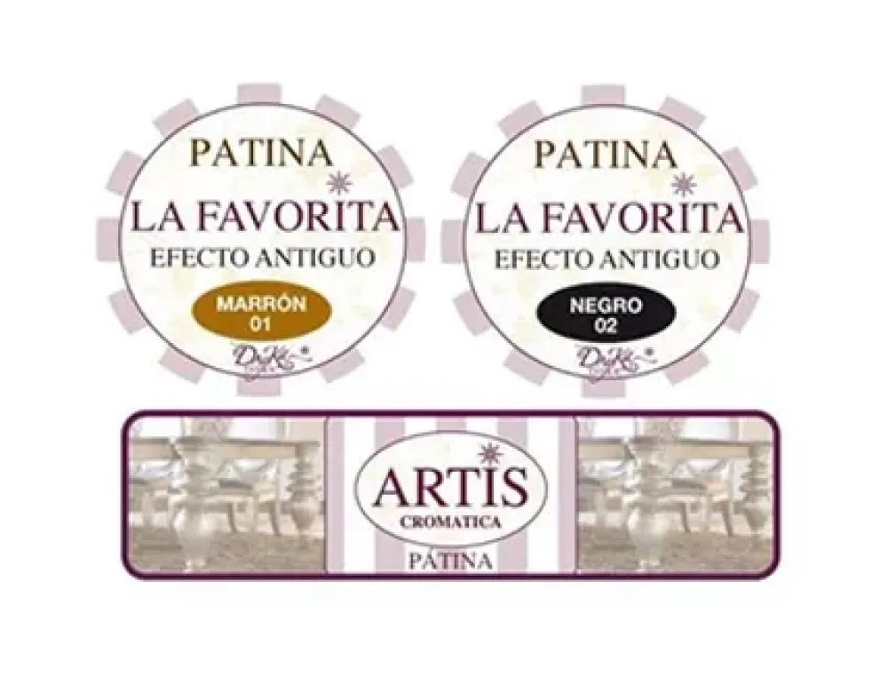 Clearance Pátina La Favorita Marrón Artis Cromática Dayka Ceras, Pátinas Y Tintes