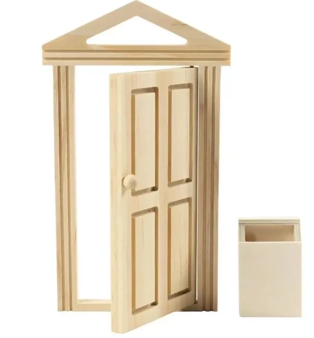 Outlet Puerta y Buzón de Madera Maderas