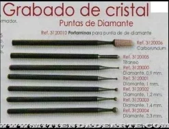 Hot Puntas de diamante para grabado de vidrio y metales Buriles De Grabado