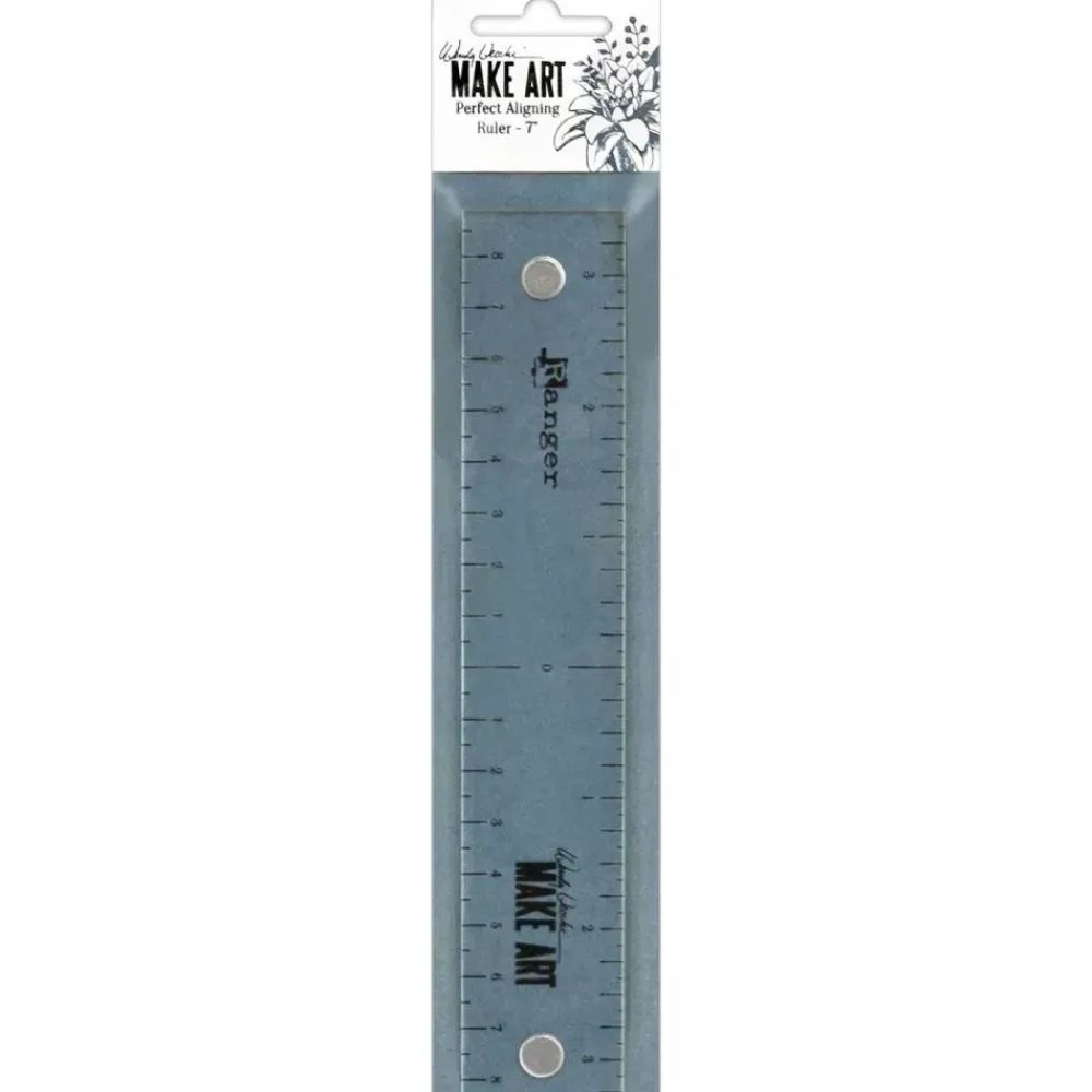 Outlet Regla Make Art Perfect Aligning Wendy Vecchi 7" Herramientas De Corte