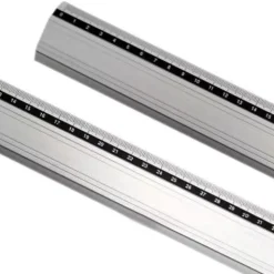 New Regla metálica aluminio antideslizante borde antimanchas Herramientas De Corte