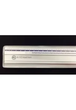 New Regla metálica aluminio antideslizante borde antimanchas Herramientas De Corte