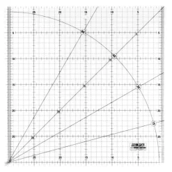 Discount Regla para Patchwork MQR 30x30cm Herramientas De Corte