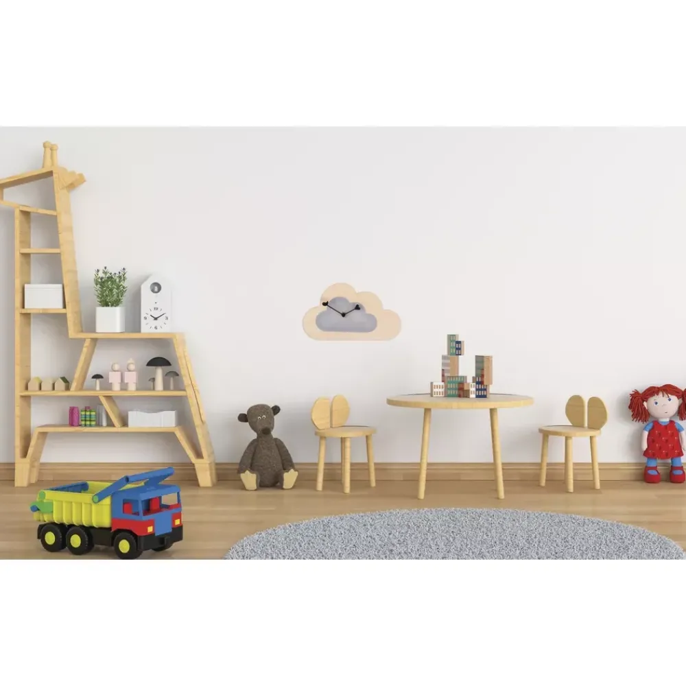 Outlet Reloj de Pared Madera Nube Maderas