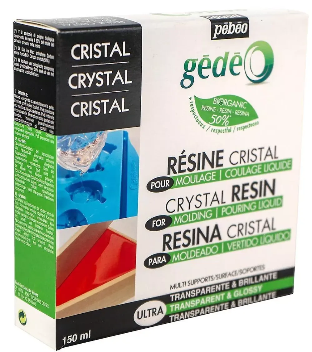 Hot Resina Cristal Bio Gedeo 150ml Resinas