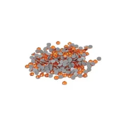 New Rhinestones Orange 5mm Silhouette|Bisutería