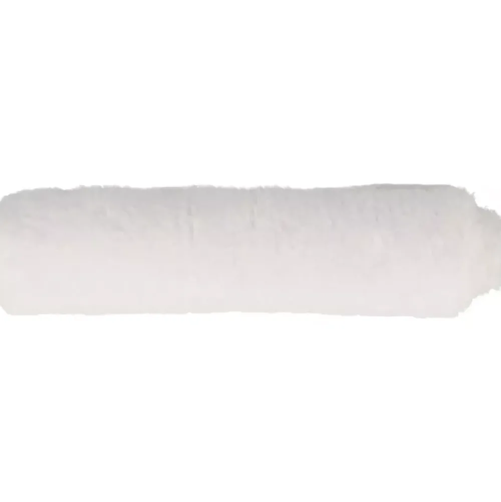 Online Rollo De Tela De Pelo Blanco 30x100cm Telas, Sedas Y Fieltro