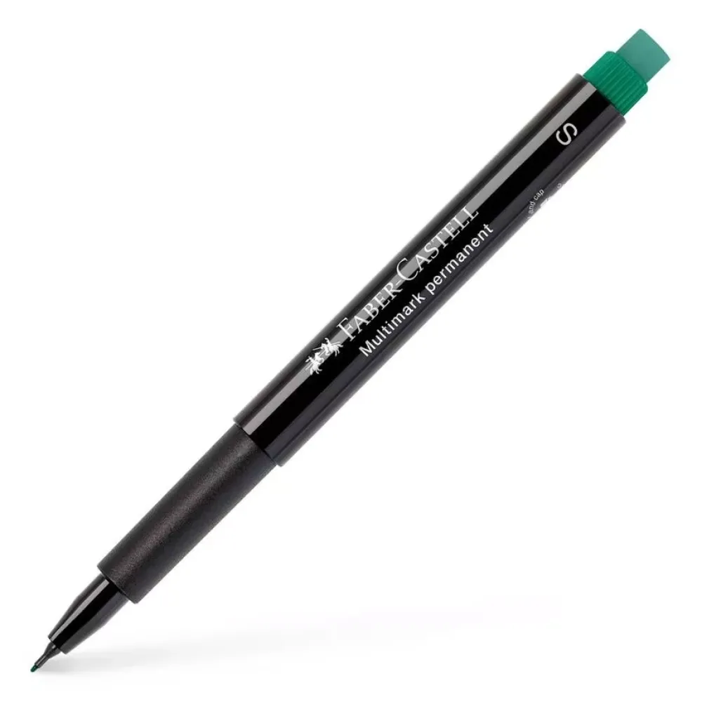 New Rotulador Permanente Verde Super Fino Multimark Rotuladores