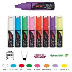 Online Rotulador Uni Chalk Marker PWE8K Pastas Moldeables