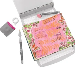 Outlet Sellos + plantillas de stencil Retro Plantillas