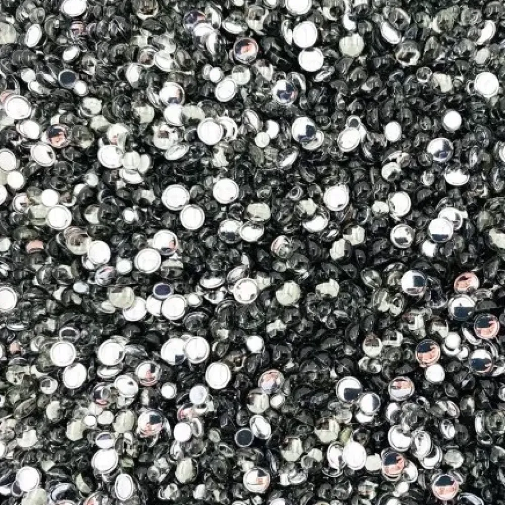 Best Semiperlas Transparent Black Bisutería