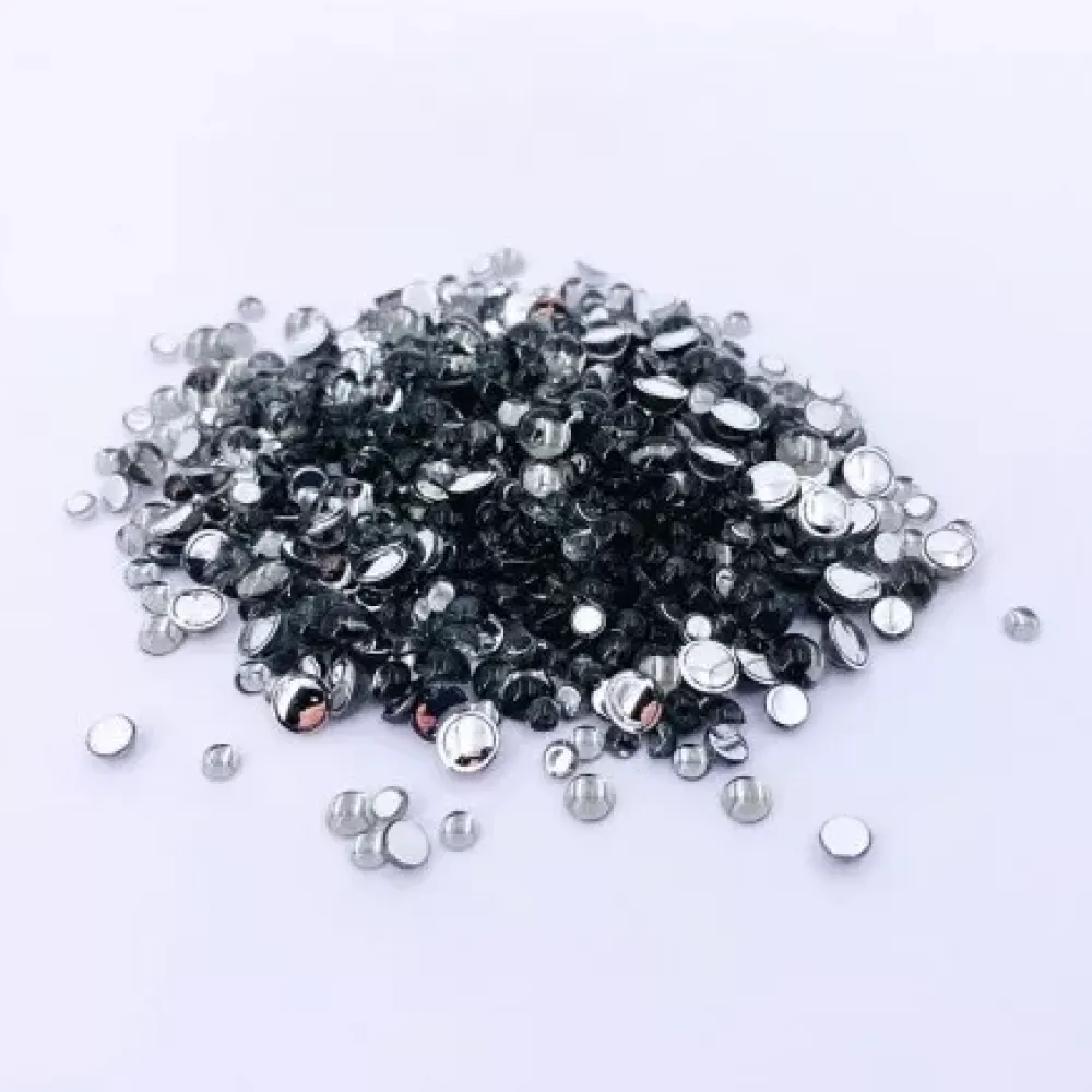 Best Semiperlas Transparent Black Bisutería
