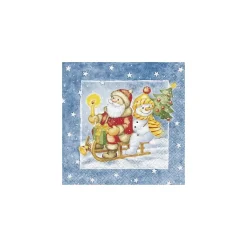 New Servilletas de papel 8210600 Paseo en trineo 33x33cm. (20 unidades) Navidad