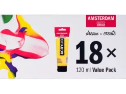 Outlet Set 18 acrílicos 120ml Pinturas Acrílicas