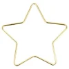 Clearance Set 3 anillas de metal Estrella Dorada Labores Y Macramé