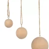 Clearance Set 3 Bolas de Navidad 4cm Maderas|Navidad