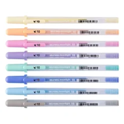 Set 8 Bolígrafos de gel pastel Bold Gelly Roll Moonlight Rotuladores